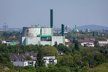 Stadtwerke Duisburg  Heizkraftwerk Duisburg-Wanheim  Ruhrgebiet  Nordrhein-Westfalen  Deutschland