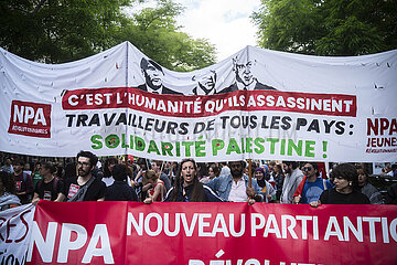 Nakba Demo in Paris