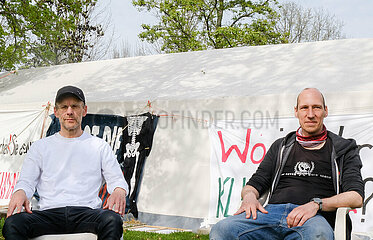 Hungerstreik Camp in Berlin