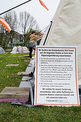Hungerstreik Camp in Berlin