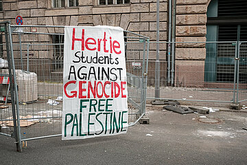 Palästina Besetzung an der HU Berlin