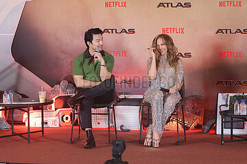 Atlas by Netflix Press Conference in Mexico City