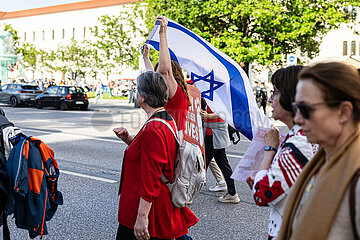 Run For Their Lives zur Pro-Israelischen Dauermahnwache an der LMU