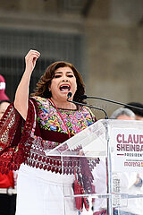 Claudia Sheinbaum Closing Campaign