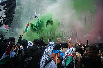 All Eyes on Rafah Demo in Paris
