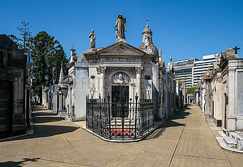 Friedhof La Recoleta  Recoleta  Buenos Aires  Argentinien