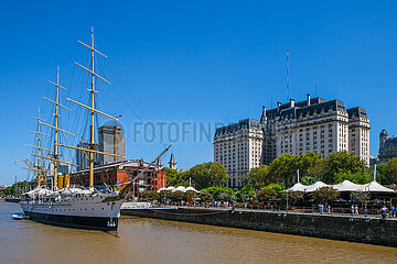Puerto Madero  Segelschiff  Schifffahrtsmuseum  Buenos Aires  Argentinien