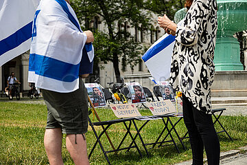Palästina Israel Protest vor der LMU in München