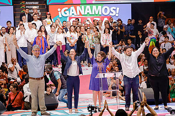 Clara Brugada Celebrates Majority of Votes Certification
