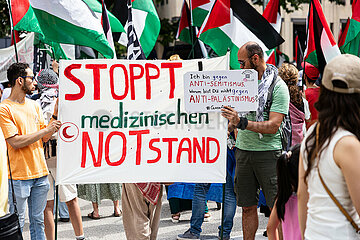 Palästina Demo: Health Not Arms in München