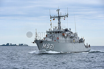 Minenjaeger M 921 Lobelia in Kiel