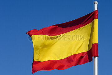 Spanische Flagge in Kiel