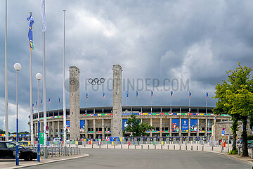 Berliner ?Olympiastadion zur UEFA EURO 2024