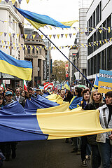 Tausende bei Ukraine- und Iran-Demo in Köln