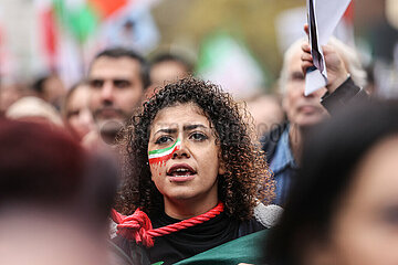 Tausende bei Ukraine- und Iran-Demo in Köln