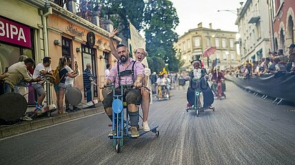 Seifenkistenrennen Balinjerada in Opatija  Kroatien