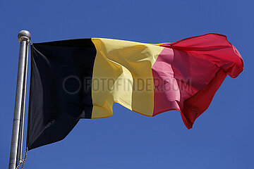 Doha  Katar  Nationalfahne von Belgien