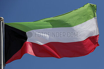 Doha  Katar  Nationalfahne von Kuwait