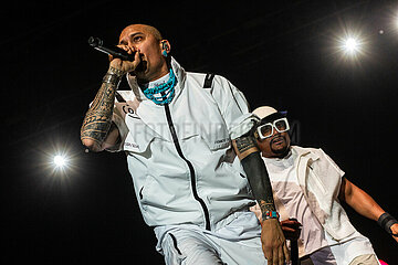 Black Eyed Peas concert in Malaga  Spain