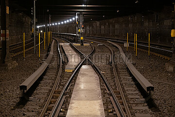 Berlin  Deutschland  U-Bahntunnel