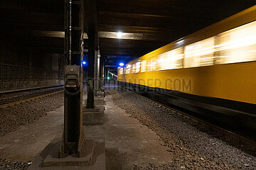 Berlin  Deutschland  U-Bahntunnel