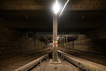 Berlin  Deutschland  U-Bahntunnel