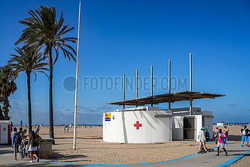 Cruz Roja am Playa de las Arenas