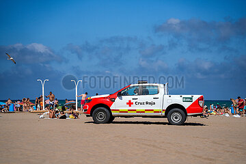 Cruz Roja am Playa de las Arenas