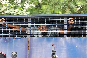 Students protest against quota system in government jobs in Dhaka  Bangladesh