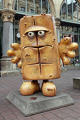 Erfurt  Deutschland  Bernd das Brot-Figur