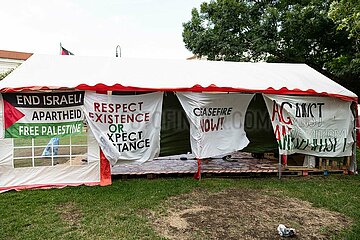 Brandanschlag gegen Palästina Camp in München