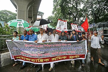 Students protest against quota system in government jobs in Dhaka  Bangladesh