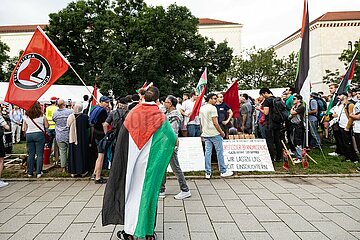 Presse wird bei Palästina Protest in München durchgängig bedrängt