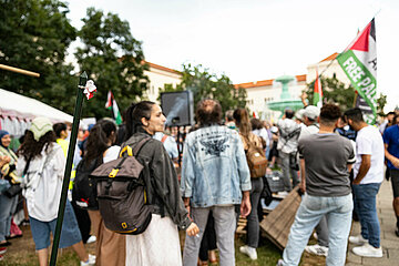 Presse wird bei Palästina Protest in München durchgängig bedrängt