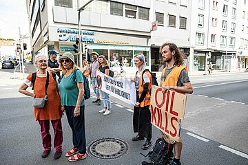 Letzte Generation Ungehorsame Versammlung in Augsburg