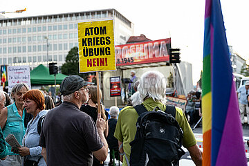 Hiroshima Tag in München: Protest gegen Atomwaffen