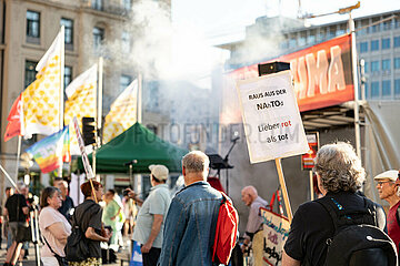 Hiroshima Tag in München: Protest gegen Atomwaffen