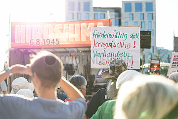 Hiroshima Tag in München: Protest gegen Atomwaffen