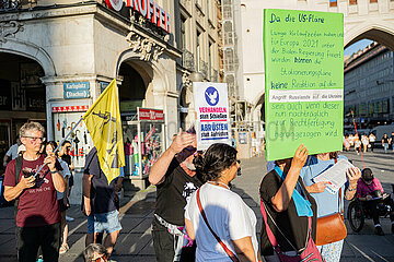 Hiroshima Tag in München: Protest gegen Atomwaffen