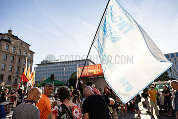 Hiroshima Tag in München: Protest gegen Atomwaffen