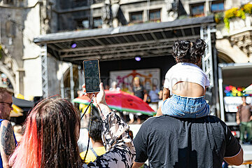 Randgruppenkrawall Behindertenprotest in München