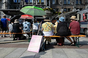 Randgruppenkrawall Behindertenprotest in München