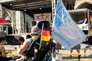 Randgruppenkrawall Behindertenprotest in München