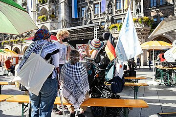 Randgruppenkrawall Behindertenprotest in München