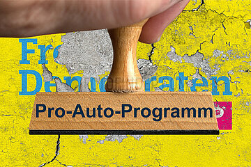 Symbolischer Stempel Pro-Auto-Programm