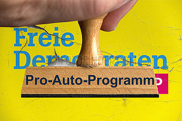 Symbolischer Stempel Pro-Auto-Programm