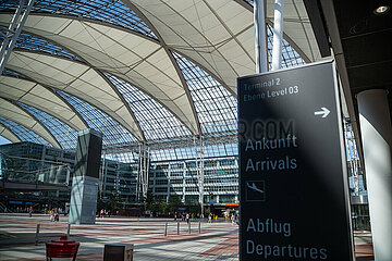 Protest der Letzten Generation am Flughafen München