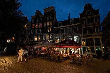 Niederlande  Amsterdam - Restaurant in der Alstadt (Rotlichtviertel / Grachtenguertel / Centrum)