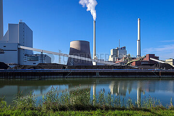 EnBw Rheinhafen-Dampfkraftwerk  Karlsruhe  Baden-Wuerttemberg  Deutschland