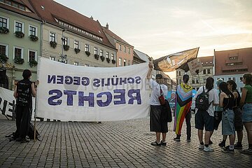 Afd Kundgebung in Pirna und Gegendemo